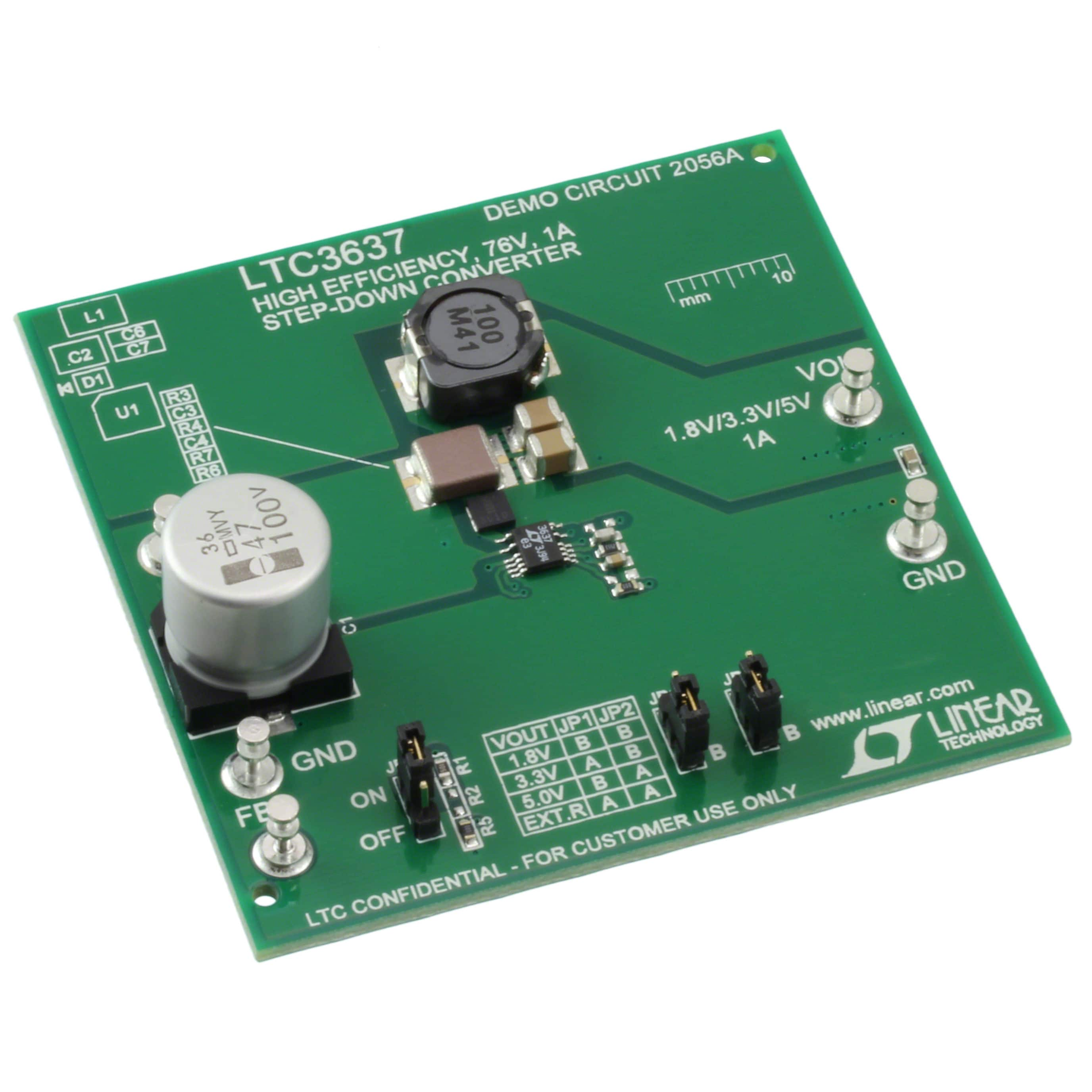 DC2056A Linear Technology/Analog Devices                                                                    BOARD EVAL FOR LTC3637