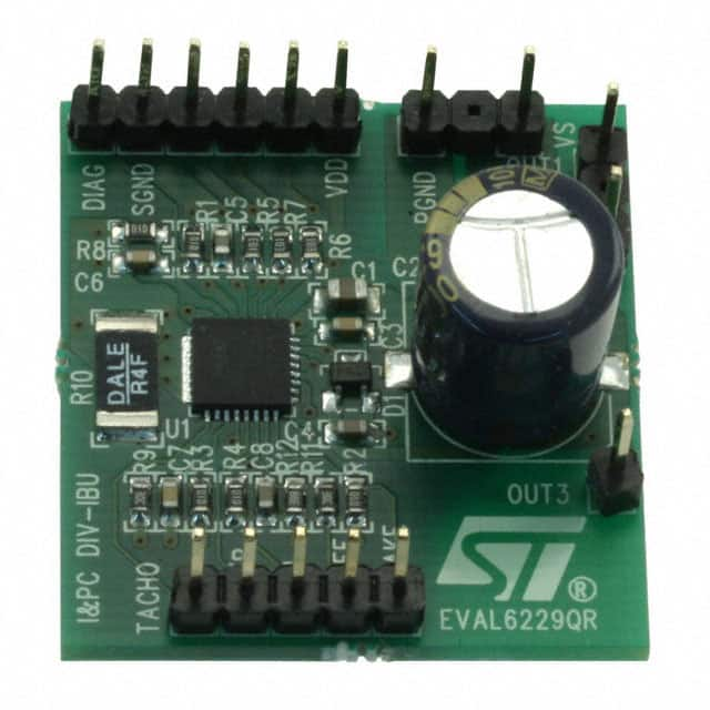 EVAL6229QR STMicroelectronics                                                                    BOARD DEMO L6229Q BLDC MOT CTRL