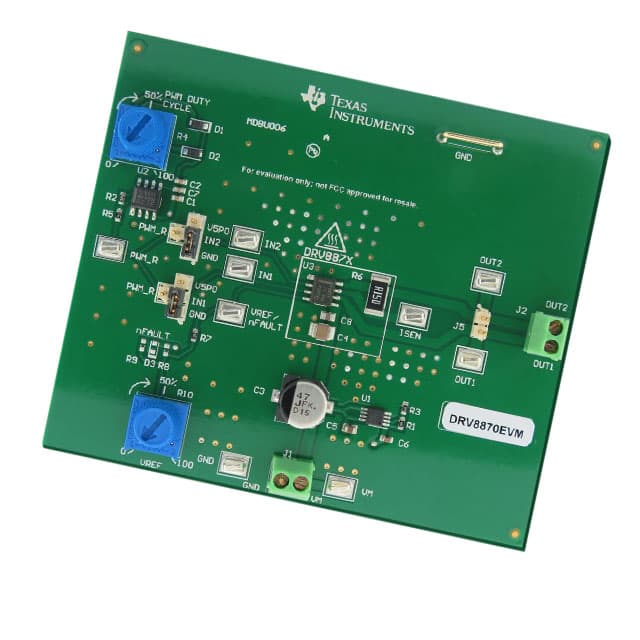 DRV8870EVM Texas Instruments                                                                    EVALUATION MODULE DRV8870