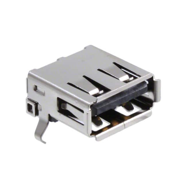 1002-002-01100 CNC Tech                                                                    CONN USB A TYPE R/A SMD