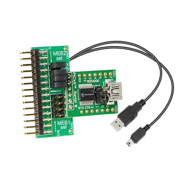 AC320101 Microchip Technology                                                                    ADAPTER BOARD MEB/II UART TO USB