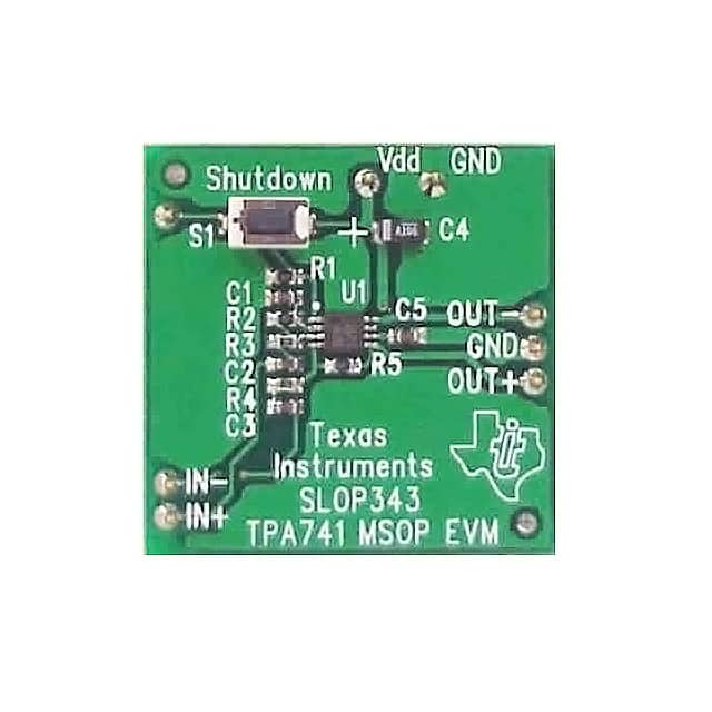 TPA741EVM Texas Instruments                                                                    EVAL MOD FOR TPA741