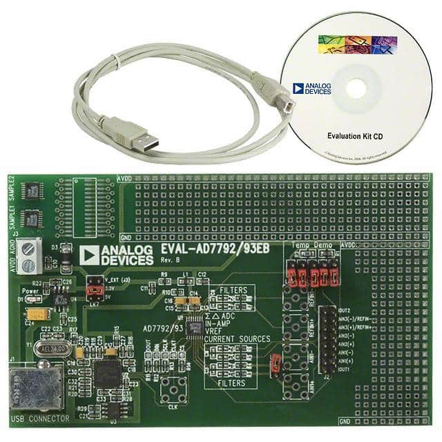 EVAL-AD7793EBZ Analog Devices Inc.                                                                    BOARD EVALUATION FOR AD7793