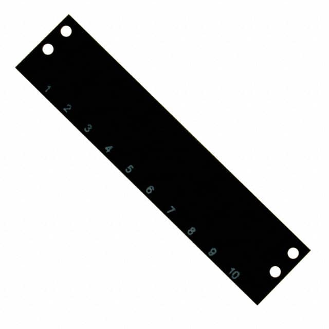 MS-10-142 Cinch Connectivity Solutions                                                                    BARRIER BLK MARKER STRIP 10POS