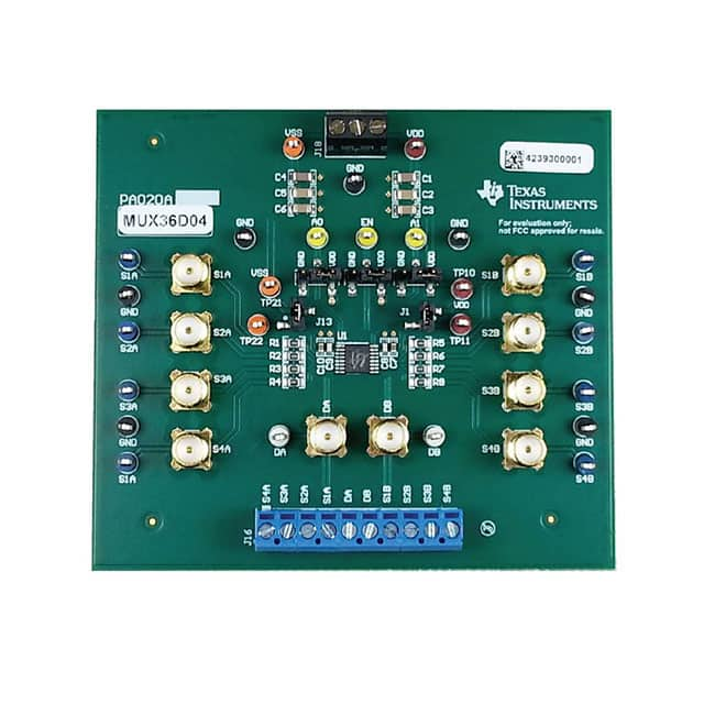 MUX36D04EVM-PDK Texas Instruments                                                                    EVAL BOARD FOR MUX36D04