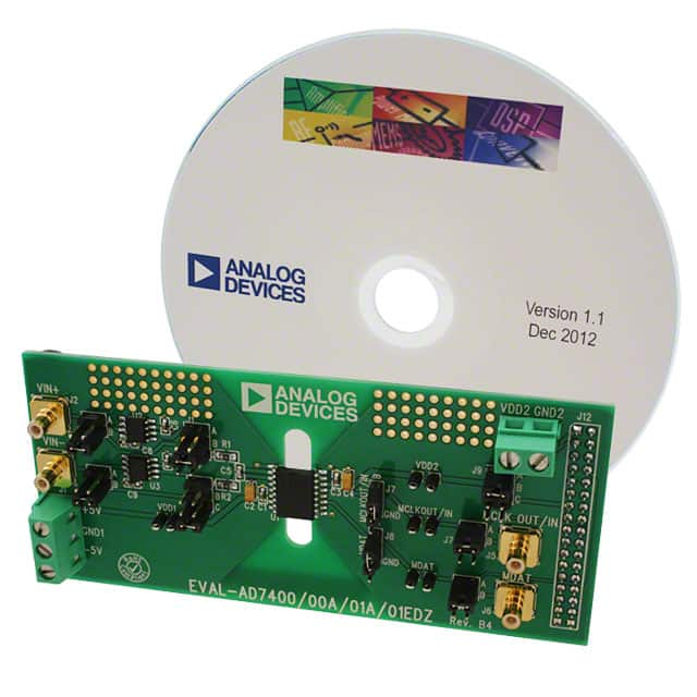 EVAL-AD7401EDZ Analog Devices Inc.                                                                    BOARD EVALUATION FOR AD7401