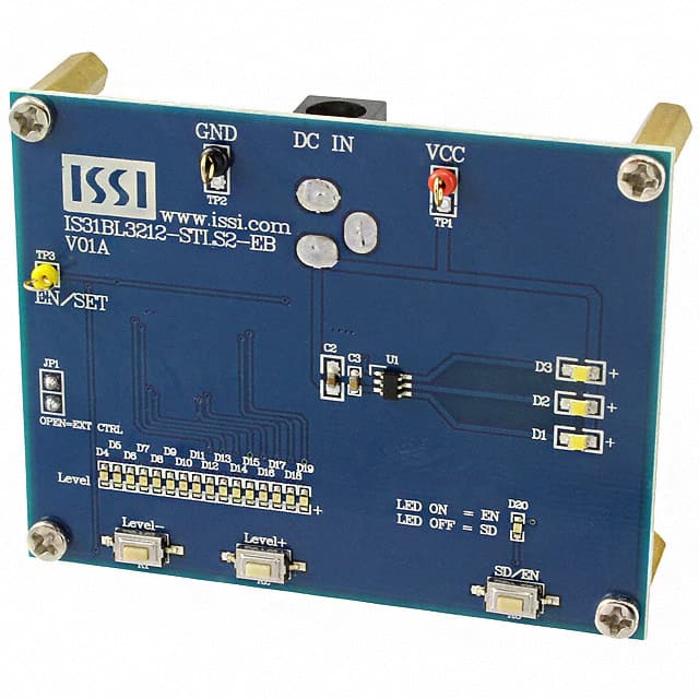 IS31BL3212-STLS2-EB ISSI, Integrated Silicon Solution Inc                                                                    EVAL BOARD FOR IS31BL3212-STLS2