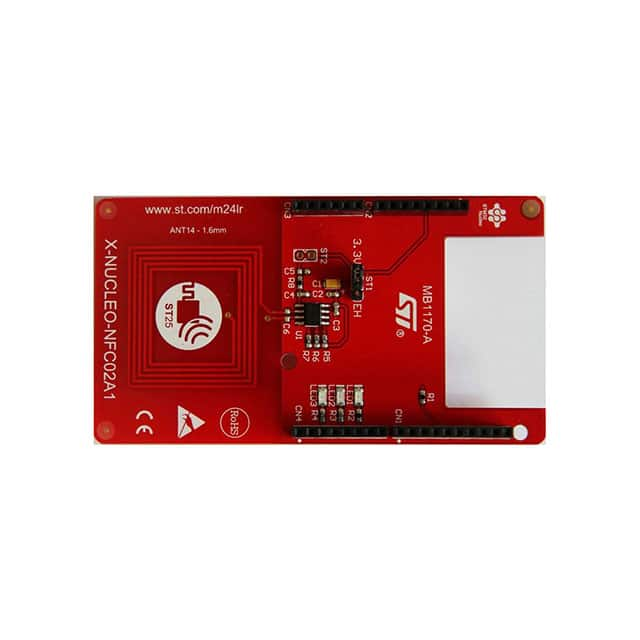 X-NUCLEO-NFC02A1 STMicroelectronics                                                                    NUCLEO BOARD M24LR04E-R NFC