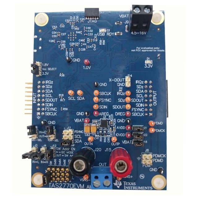 TAS2770EVM Texas Instruments                                                                    EVAL BOARD FOR TAS2770