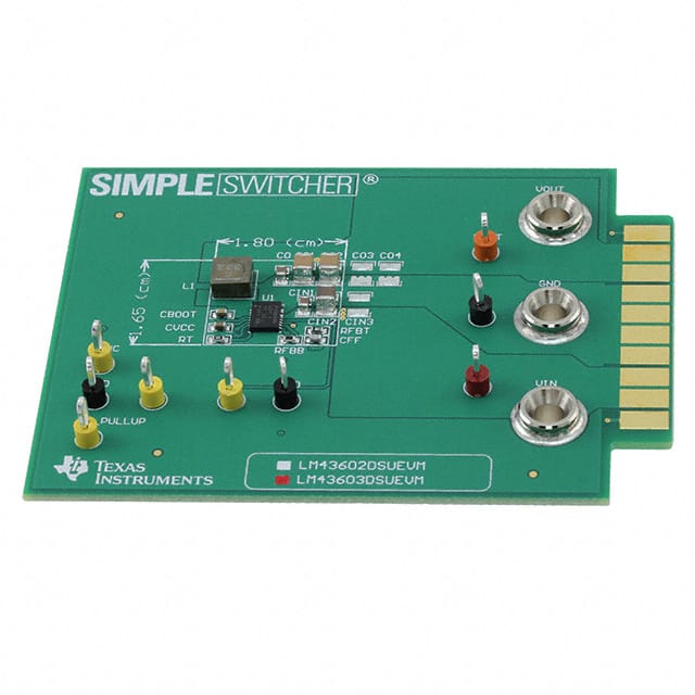 LM43603DSUEVM Texas Instruments                                                                    EVAL BOARD FOR LM43603