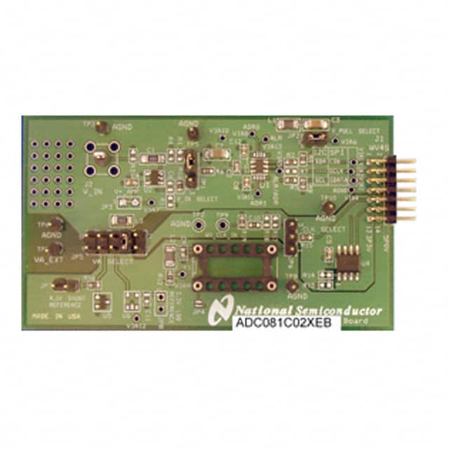 ADC081C02XEB Texas Instruments                                                                    BOARD EVALUATION FOR ADC081C02X