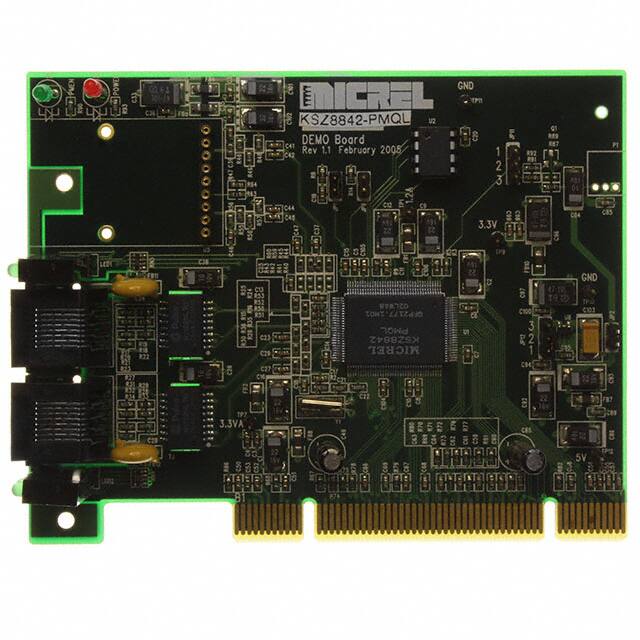 KSZ8842-PMQL-EVAL Microchip Technology                                                                    BOARD EVALUATION KSZ8842-PMQL