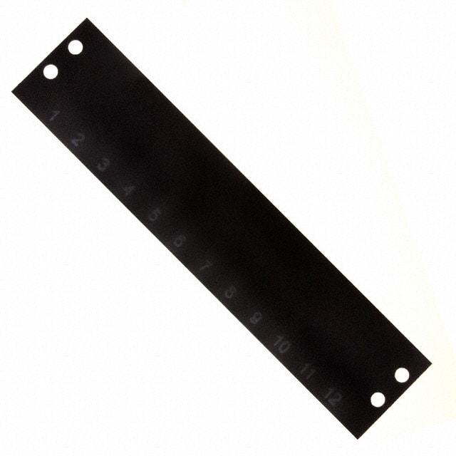 MS-12-141 Cinch Connectivity Solutions                                                                    BARRIER BLK MARKER STRIP 12POS