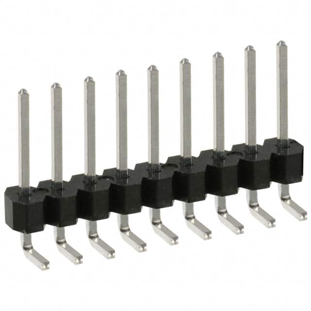 PEC09SGAN Sullins Connector Solutions                                                                    CONN HEADER .100 SINGL R/A 9POS
