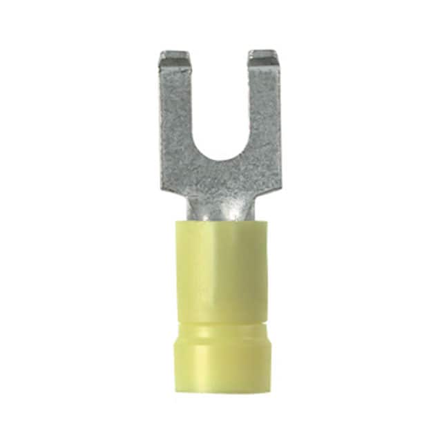 PV10-8FF-L Panduit Corp                                                                    CONN SPADE TERM 10-12AWG #8 YEL