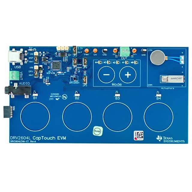DRV2604LEVM-CT Texas Instruments                                                                    EVAL BOARD FOR DRV2604L