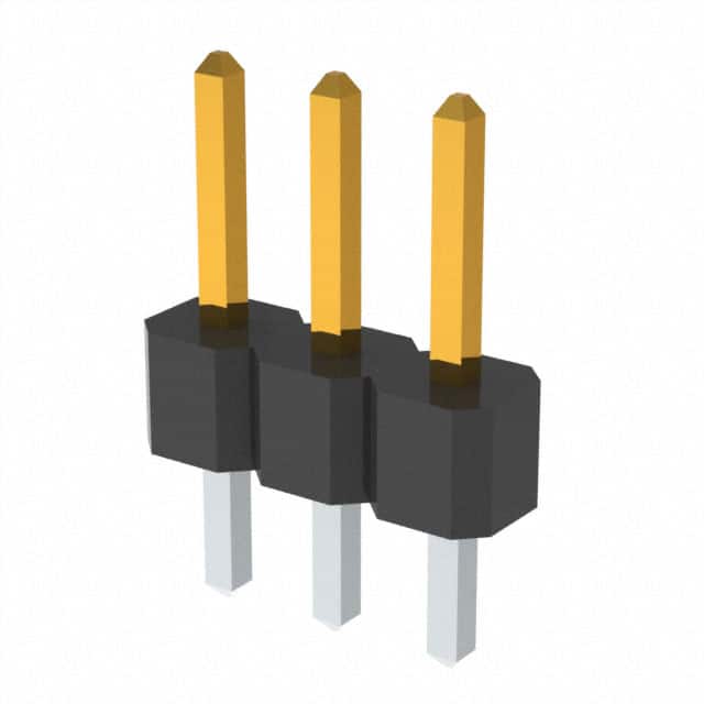 PBC03SAAN Sullins Connector Solutions                                                                    CONN HEADER .100 SINGL STR 3POS