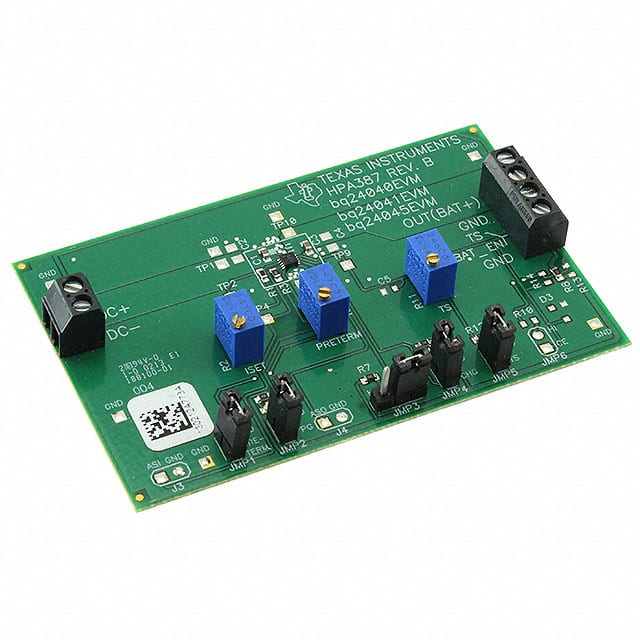 BQ24045EVM Texas Instruments                                                                    EVALUATION BOARD FOR BQ24045