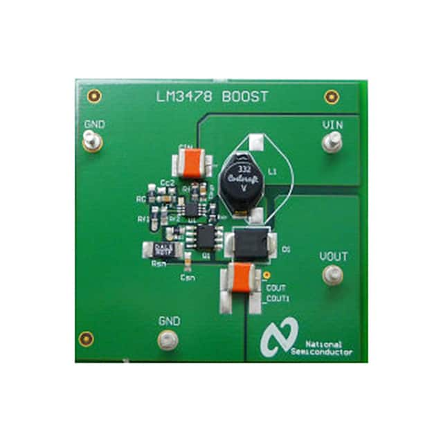 LM3478EVAL Texas Instruments                                                                    BOARD EVALUATION LM3478