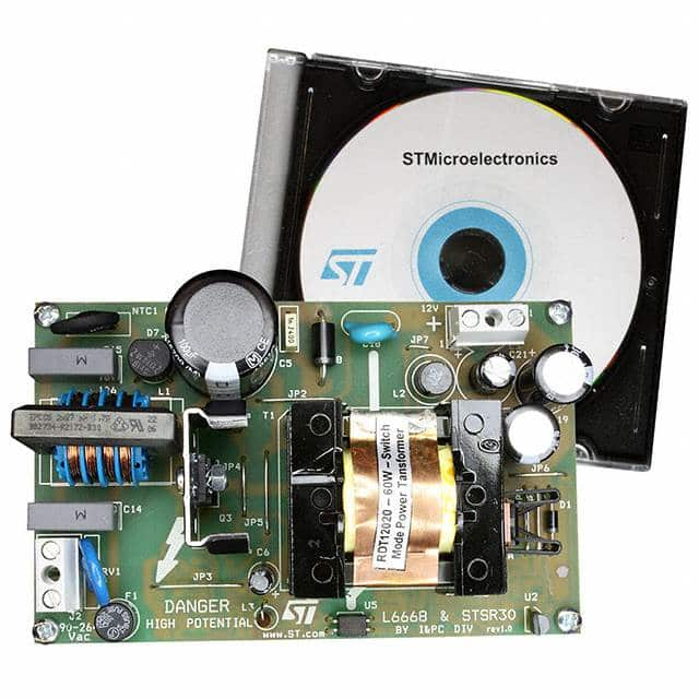 EVALSTSR30-60W STMicroelectronics                                                                    BOARD EVAL USING L6668 & STSR30