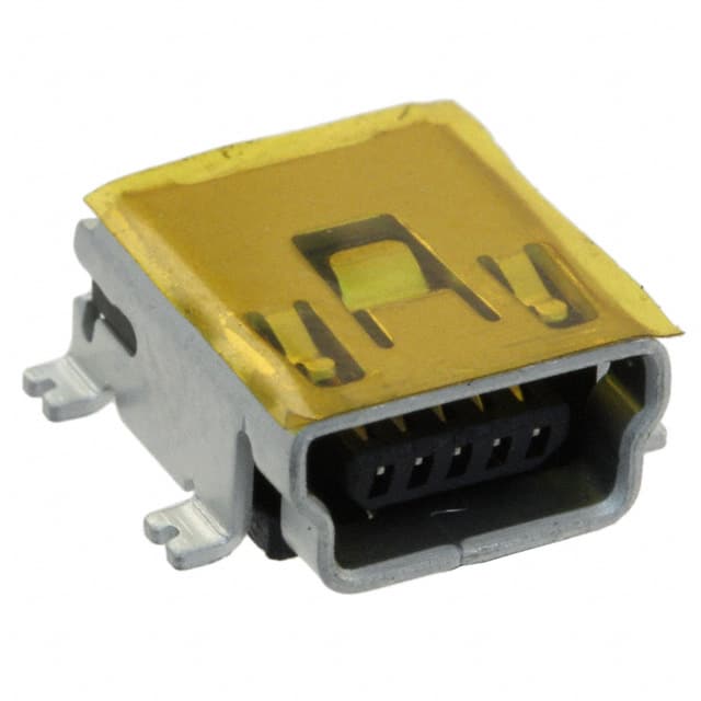 USB-M26FTR On Shore Technology Inc.                                                                    CONN USB MINI B R/A SMD