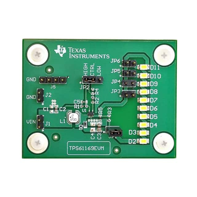 TPS61169EVM Texas Instruments                                                                    EVAL BOARD FOR TPS61169