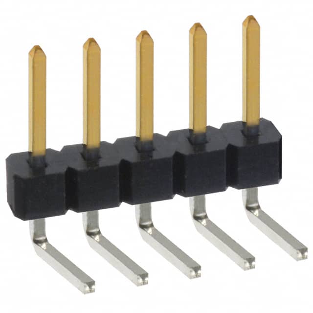 PBC05SBBN Sullins Connector Solutions                                                                    CONN HEADER .100 SINGL R/A 5POS