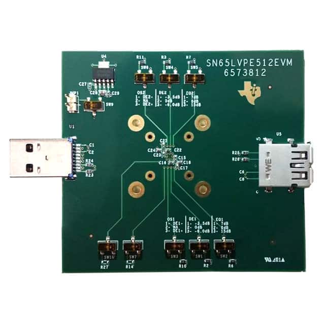 SN65LVPE512EVM Texas Instruments                                                                    EVAL MOD SN65LVPE512 REDRIVER