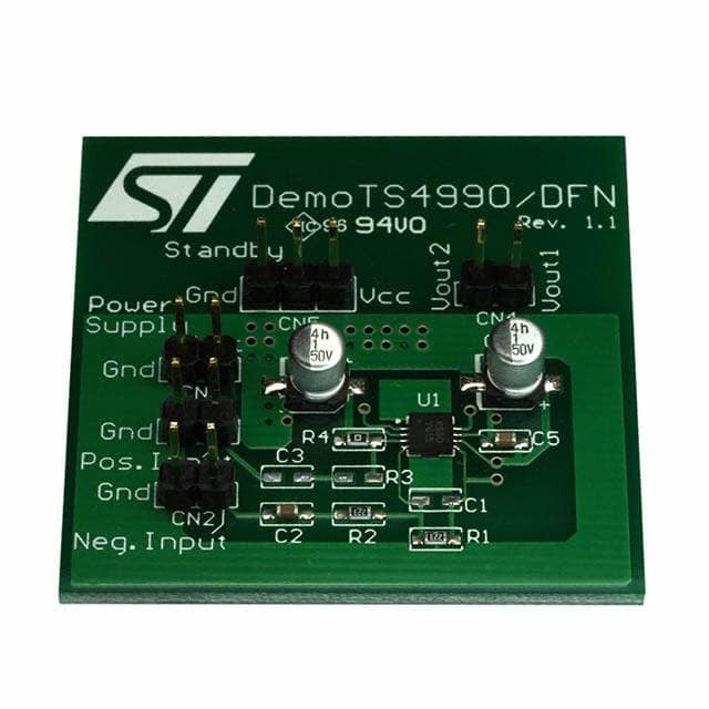 DEMOTS4990Q STMicroelectronics                                                                    BOARD DEMO FOR TS4990