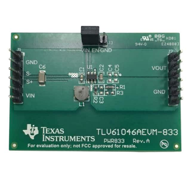 TLV61046AEVM-833 Texas Instruments                                                                    EVAIL MOD