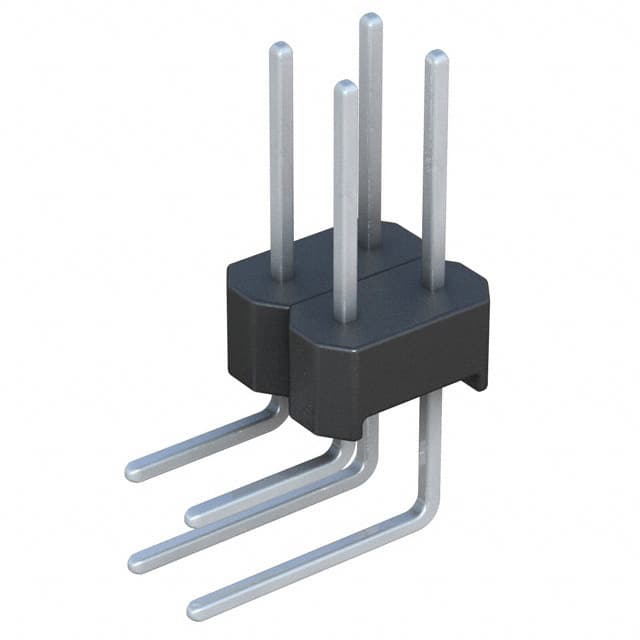 PEC02DBBN Sullins Connector Solutions                                                                    CONN HEADER .100 DUAL R/A 4POS