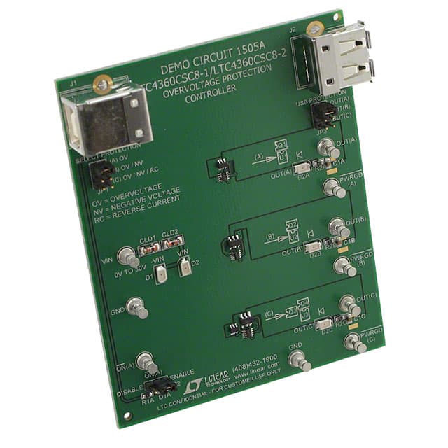 DC1505A Linear Technology/Analog Devices                                                                    DEMO BOARD FOR LTC4360