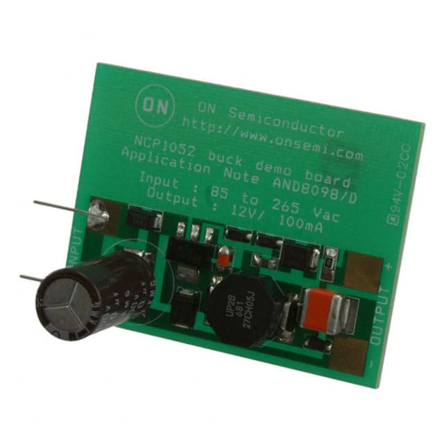 NCP1052GEVB ON Semiconductor                                                                    EVAL BOARD FOR NCP1052G