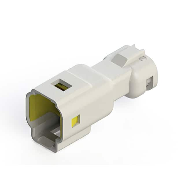 560-002-000-110 EDAC Inc.                                                                    W TO W 2 PIN PLUG (WHITE)