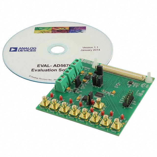 EVAL-AD5676RSDZ Analog Devices Inc.                                                                    EVAL BOARD FOR AD5676