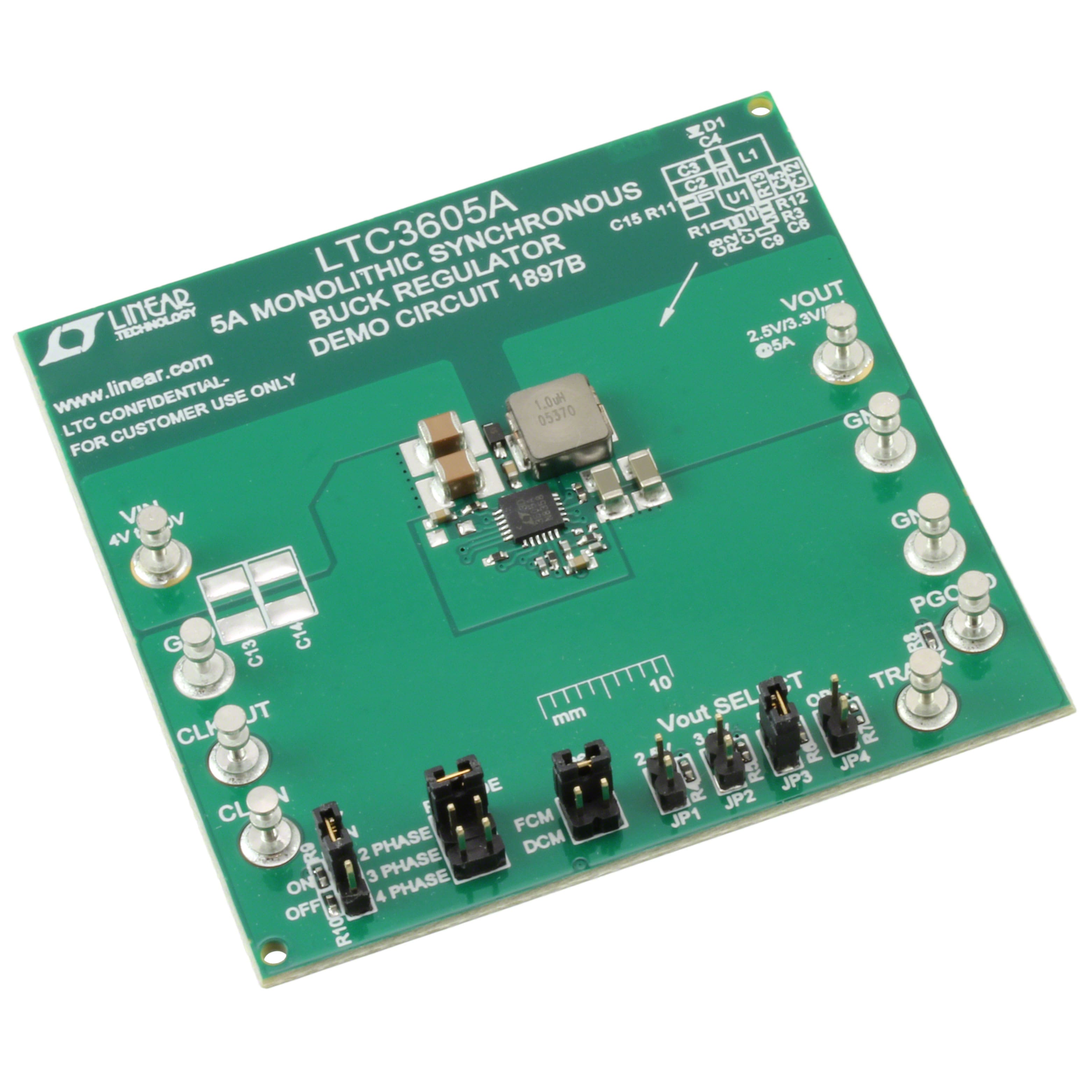 DC1897B Linear Technology/Analog Devices                                                                    BOARD EVAL FOR LTC3605A