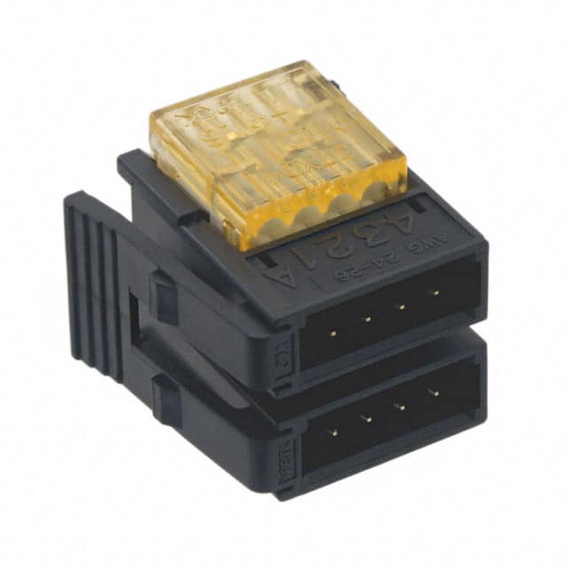 37108-3163-0W0 FL 3M                                                                    CONN PLUG 8POS(4X2) 26-24AWG ORN