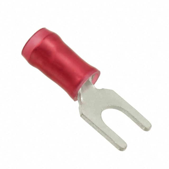 130517 TE Connectivity AMP Connectors                                                                    CONN SPADE TERM 16-22AWG M4 RED