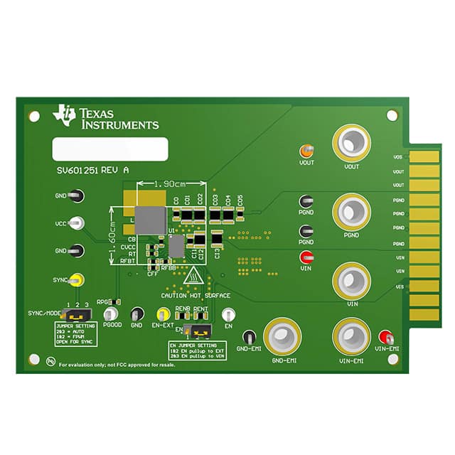 LM73606EVM-5V-400K Texas Instruments                                                                    EVAL BOARD FOR LM73606