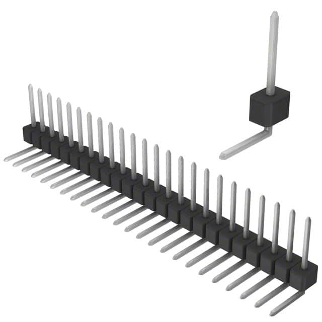 PEC24SGBN Sullins Connector Solutions                                                                    CONN HEADER .100 SINGL R/A 24POS