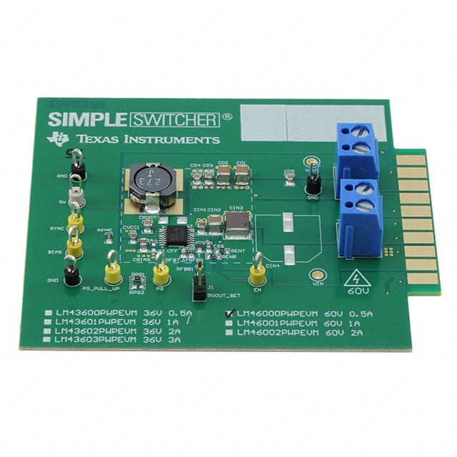 LM46000PWPEVM Texas Instruments                                                                    EVAL MODULE FOR LM46000