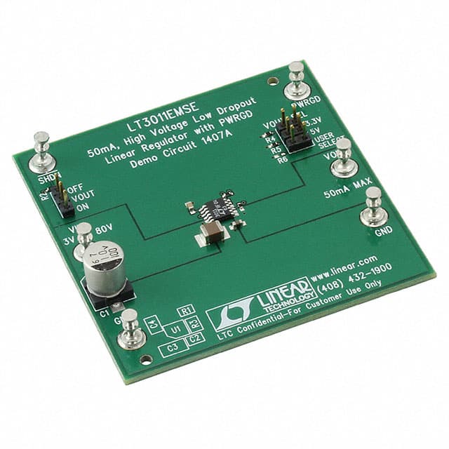 DC1407A Linear Technology/Analog Devices                                                                    BOARD EVAL FOR LT3011EMS12E