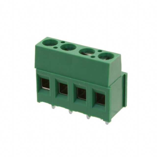 282841-4 TE Connectivity AMP Connectors                                                                    TERM BLOCK 4POS SIDE ENT 5.08MM