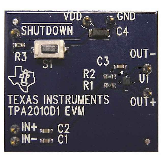 TPA2010D1EVM Texas Instruments                                                                    EVAL MODULE FOR TPA2010D1