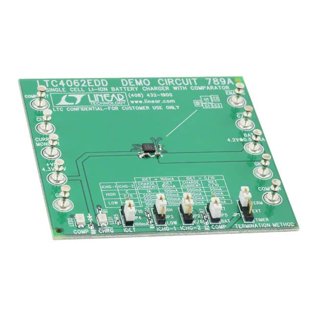 DC789A Linear Technology/Analog Devices                                                                    BOARD EVAL FOR LTC4062EDD