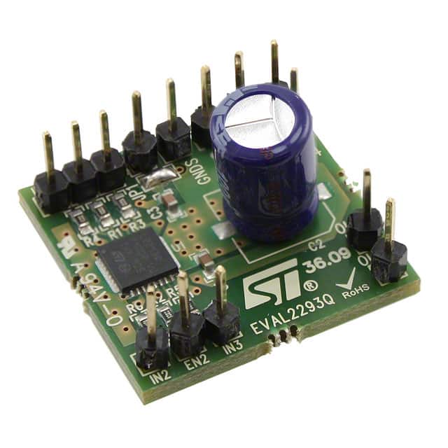 EVAL2293Q STMicroelectronics                                                                    BOARD DEMO FOR L2293Q 4CH DRIVER
