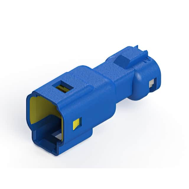 560-002-000-310 EDAC Inc.                                                                    W TO W 2 PIN PLUG (BLUE)