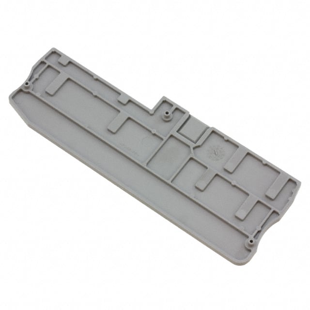 3061855 Phoenix Contact                                                                    CONN TERM BLK END COVER PT GRAY