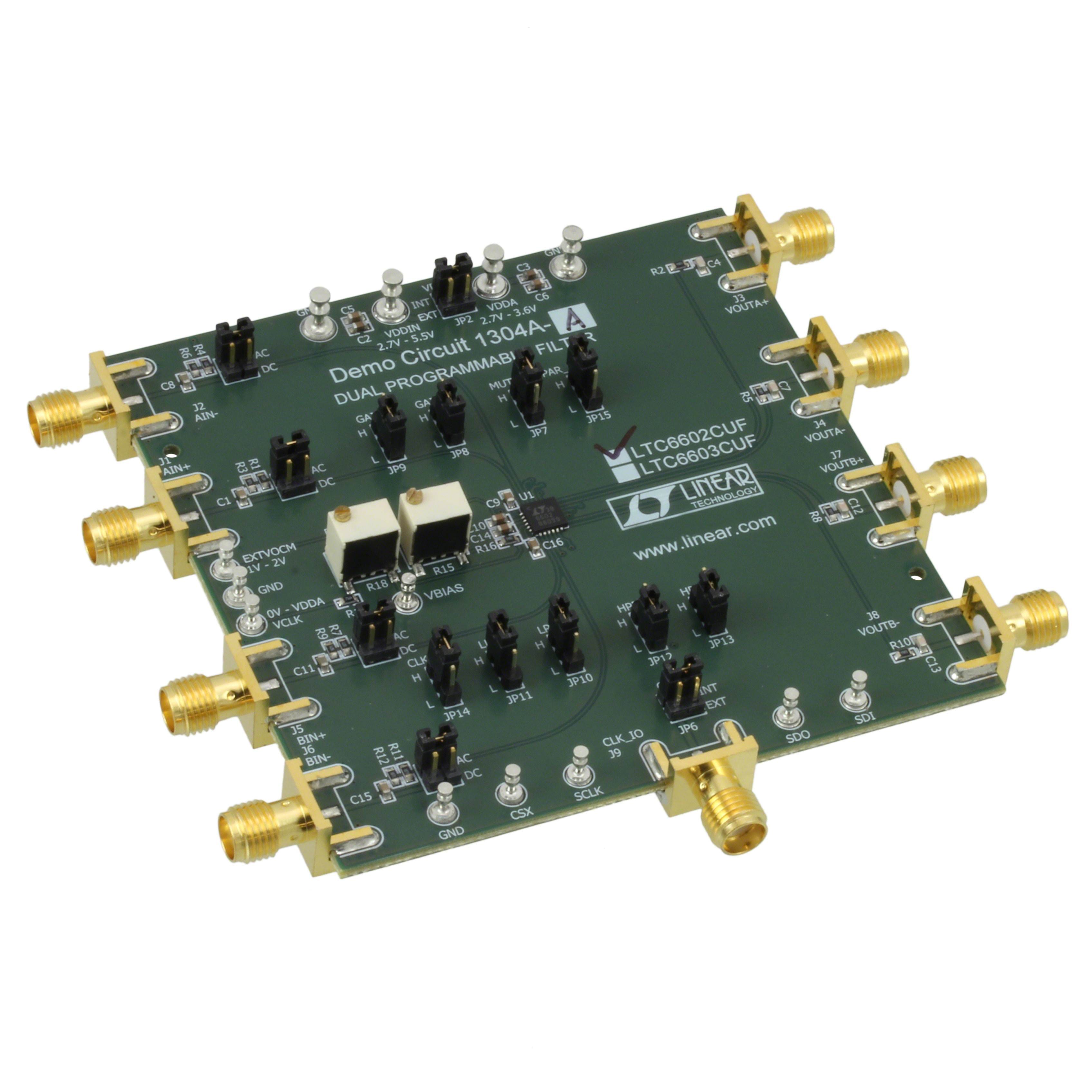 DC1304A-A Linear Technology/Analog Devices                                                                    EVAL BOARD FOR LTC6602