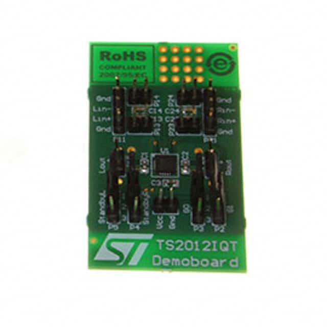 STEVAL-CCA007V1 STMicroelectronics                                                                    BOARD EVAL BASED ON TS2012IQT